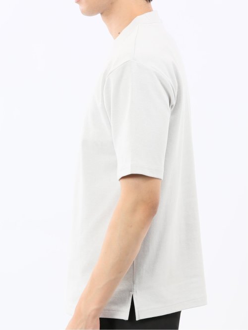 ダブルフェイス ポンチ クルーネック半袖Tシャツ