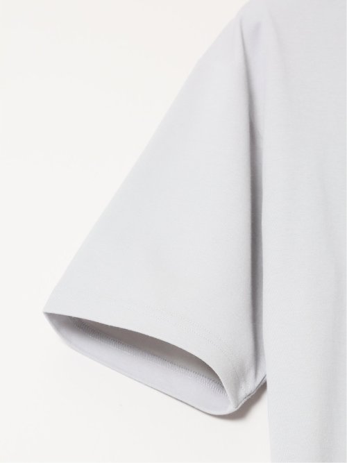 ダブルフェイス ポンチ クルーネック半袖Tシャツ