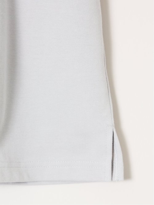 ダブルフェイス ポンチ クルーネック半袖Tシャツ