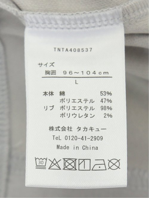 ダブルフェイス ポンチ クルーネック半袖Tシャツ