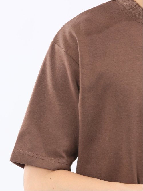 ダブルフェイス ポンチ クルーネック半袖Tシャツ