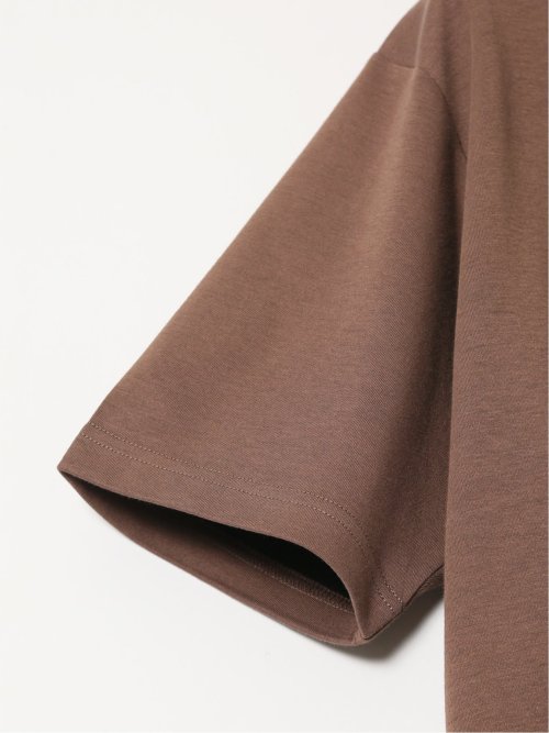 ダブルフェイス ポンチ クルーネック半袖Tシャツ