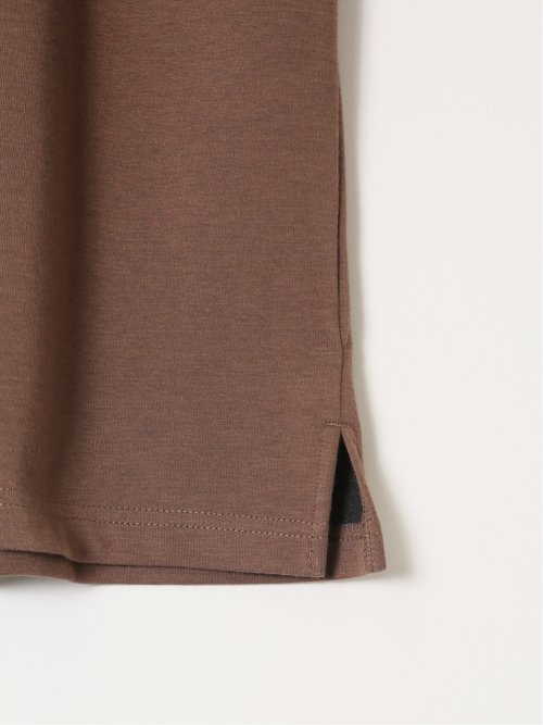 ダブルフェイス ポンチ クルーネック半袖Tシャツ