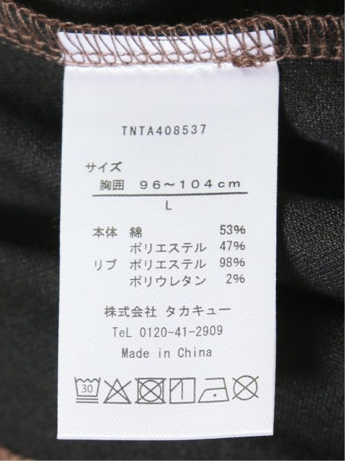 ダブルフェイス ポンチ クルーネック半袖Tシャツ