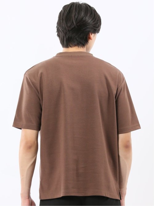 ダブルフェイス ポンチ クルーネック半袖Tシャツ