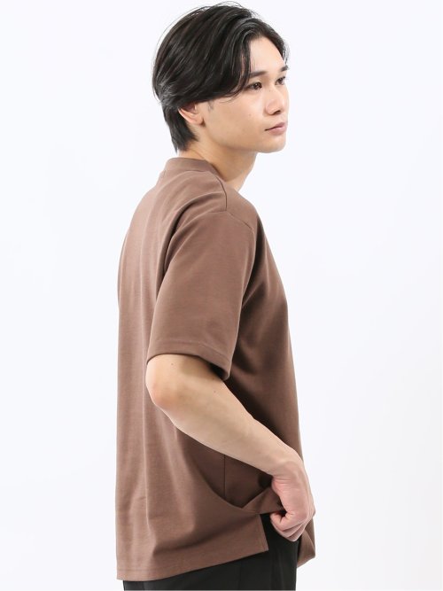 ダブルフェイス ポンチ クルーネック半袖Tシャツ