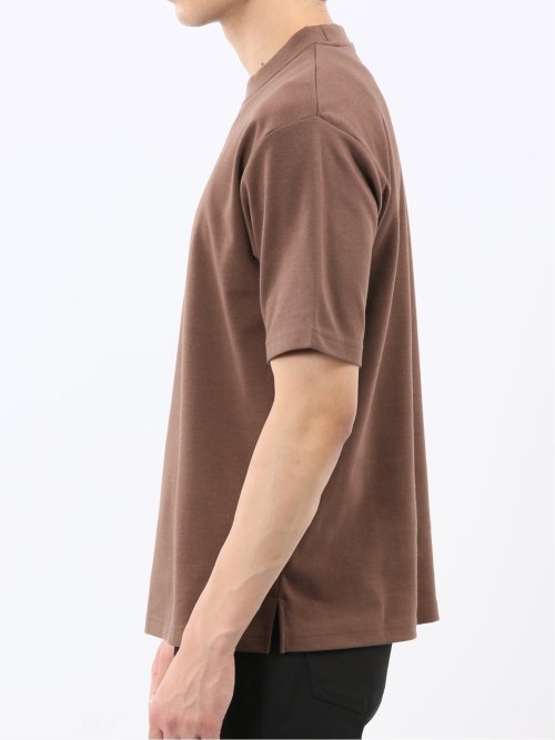 ダブルフェイス ポンチ クルーネック半袖Tシャツ