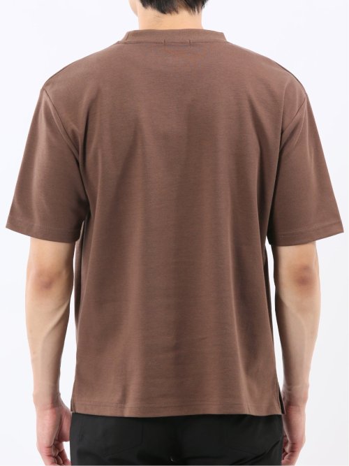 ダブルフェイス ポンチ クルーネック半袖Tシャツ