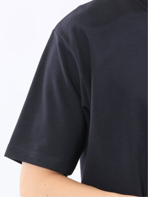 ダブルフェイス ポンチ クルーネック半袖Tシャツ