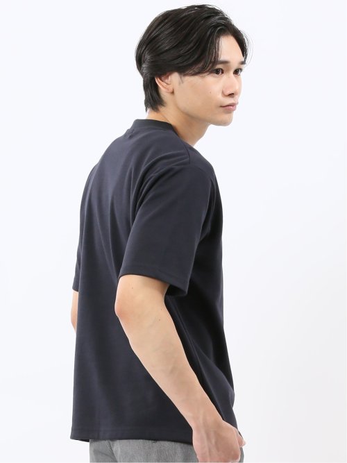 ダブルフェイス ポンチ クルーネック半袖Tシャツ