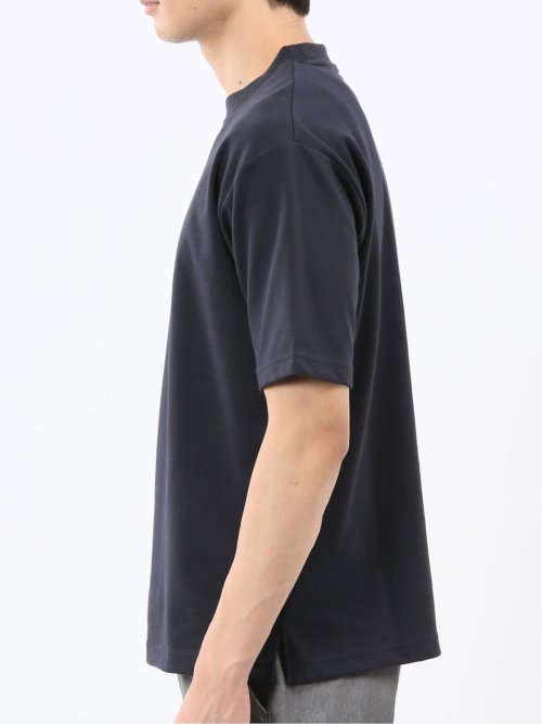 ダブルフェイス ポンチ クルーネック半袖Tシャツ