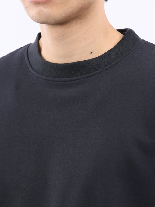 ダブルフェイス ポンチ クルーネック半袖Tシャツ