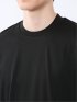 【DRESS T-SHIRT】綿ストレッチ スロープネック半袖Tシャツ