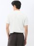 Tシャツ メンズ 半袖 ストレッチ 接触冷感 抗菌防臭 UV 綿 コットン 無地 シルケット スムス スロープネック ドレスT