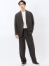 Tシャツ メンズ 半袖 ストレッチ 接触冷感 抗菌防臭 UV 綿 コットン 無地 シルケット スムス スロープネック ドレスT