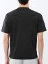 Tシャツ メンズ 半袖 ストレッチ 接触冷感 抗菌防臭 UV 綿 コットン 無地 シルケット スムス スロープネック ドレスT