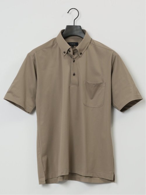 Biz エアロアクティブ ボタンダウン半袖 ビズポロ