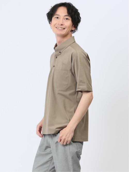 Biz エアロアクティブ ボタンダウン半袖 ビズポロ