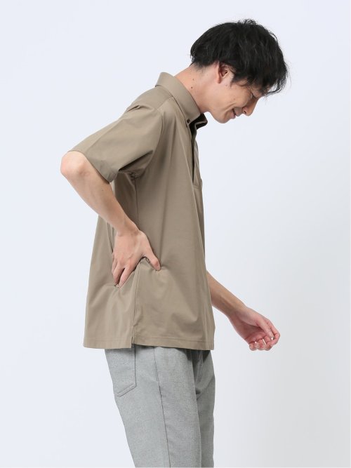Biz エアロアクティブ ボタンダウン半袖 ビズポロ