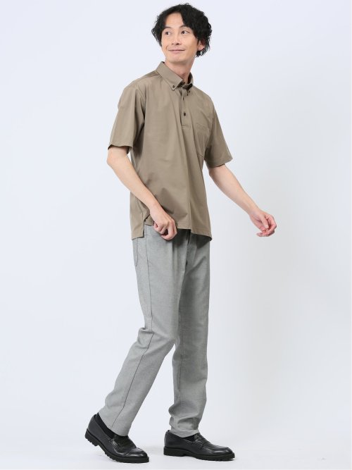 Biz エアロアクティブ ボタンダウン半袖 ビズポロ