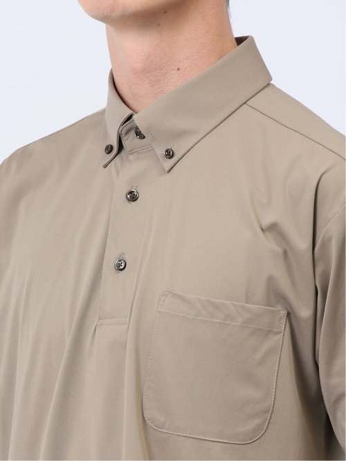 Biz エアロアクティブ ボタンダウン半袖 ビズポロ