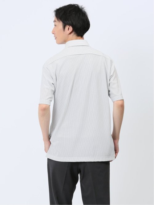 Biz クールアプリ ボタンダウン半袖 ビズポロ