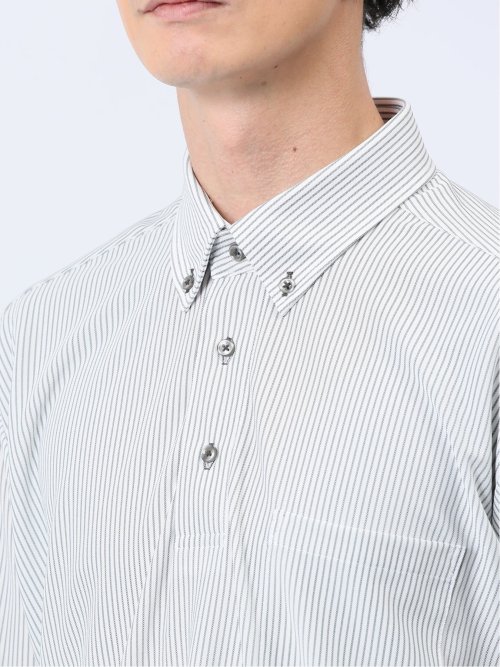 Biz クールアプリ ボタンダウン半袖 ビズポロ