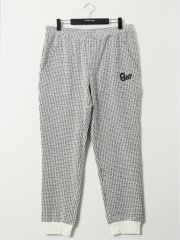 【大きいサイズ】ジーステージ/G-stage 格子柄 ジャガード ジョガー パンツ(セットアップ可能)
