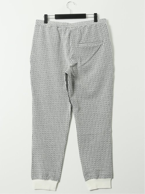 【大きいサイズ】ジーステージ/G-stage 格子柄 ジャガード ジョガー パンツ(セットアップ可能)