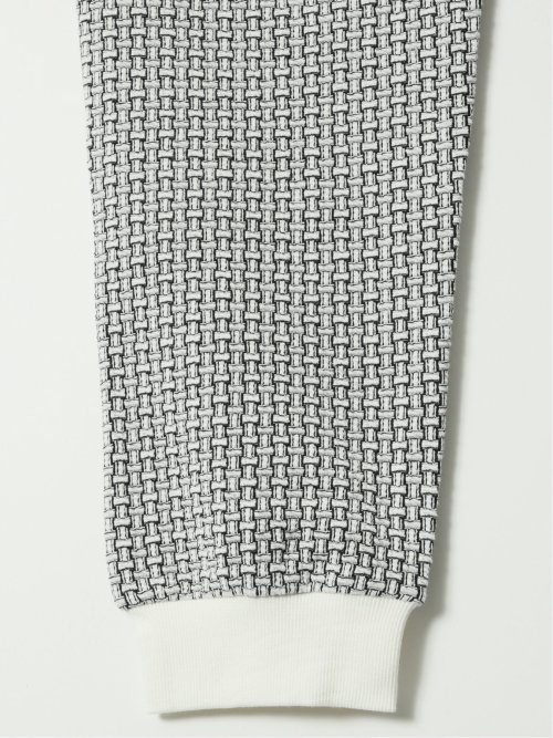 【大きいサイズ】ジーステージ/G-stage 格子柄 ジャガード ジョガー パンツ(セットアップ可能)