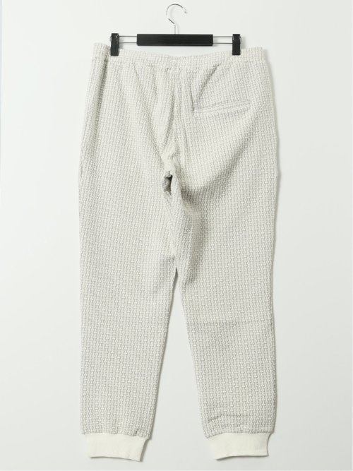 【大きいサイズ】ジーステージ/G-stage 格子柄 ジャガード ジョガー パンツ(セットアップ可能)