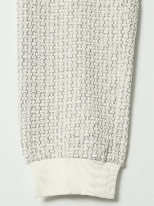 【大きいサイズ】ジーステージ/G-stage 格子柄 ジャガード ジョガー パンツ(セットアップ可能)