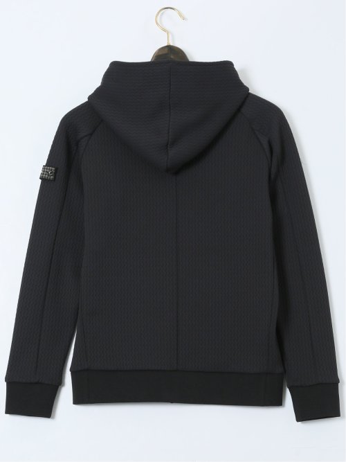 【大きいサイズ】ジーステージ/G-stage キルティング風 フルジップパーカー(セットアップ可能)