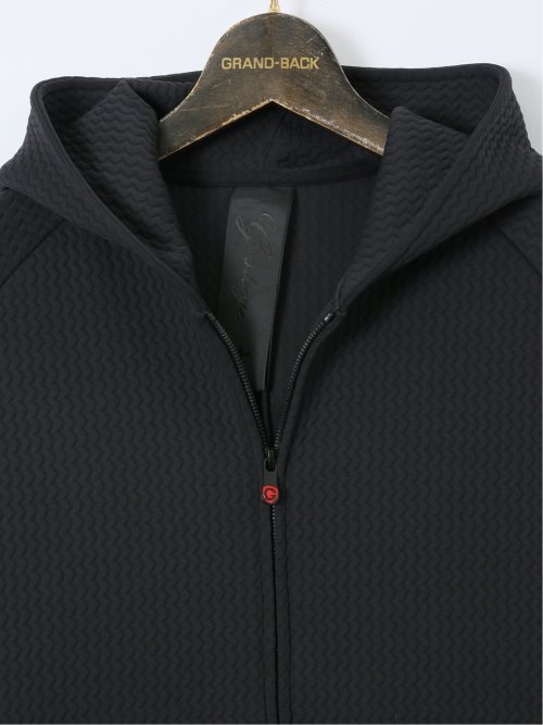 【大きいサイズ】ジーステージ/G-stage キルティング風 フルジップパーカー(セットアップ可能)