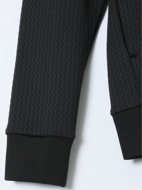 【大きいサイズ】ジーステージ/G-stage キルティング風 フルジップパーカー(セットアップ可能)