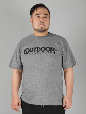 【大きいサイズ】アウトドアプロダクツ/OUTDOOR PRODUCTS 綿天竺 クルーネック半袖Tシャツ(セットアップ可能)