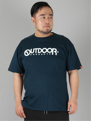 【大きいサイズ】アウトドアプロダクツ/OUTDOOR PRODUCTS 綿天竺 セットアップ クルーネック半袖Tシャツ