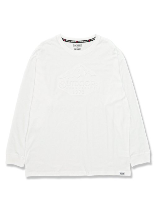 【大きいサイズ】アウトドアプロダクツ/OUTDOOR PRODUCTS 綿天竺 クルーネック長袖Tシャツ
