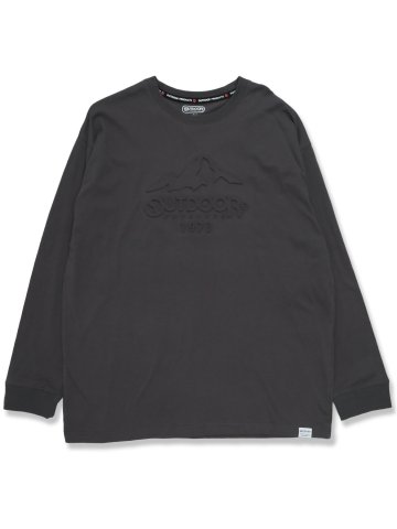 【大きいサイズ】アウトドアプロダクツ/OUTDOOR PRODUCTS 綿天竺 クルーネック長袖Tシャツ