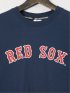 【大きいサイズ】MLBチームロゴ クルーネック半袖Tシャツ