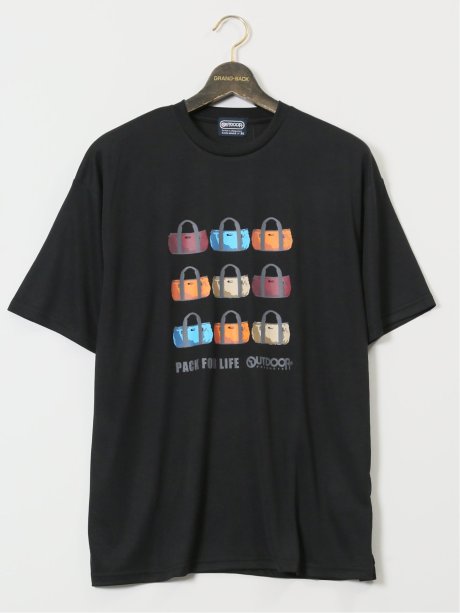 【大きいサイズ】アウトドアプロダクツ/OUTDOOR PRODUCTS ドライメッシュ クルーネック半袖Tシャツ
