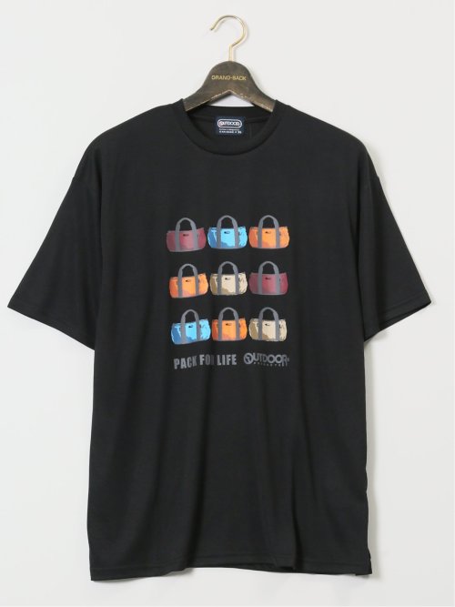 【大きいサイズ】アウトドアプロダクツ/OUTDOOR PRODUCTS ドライメッシュ クルーネック半袖Tシャツ