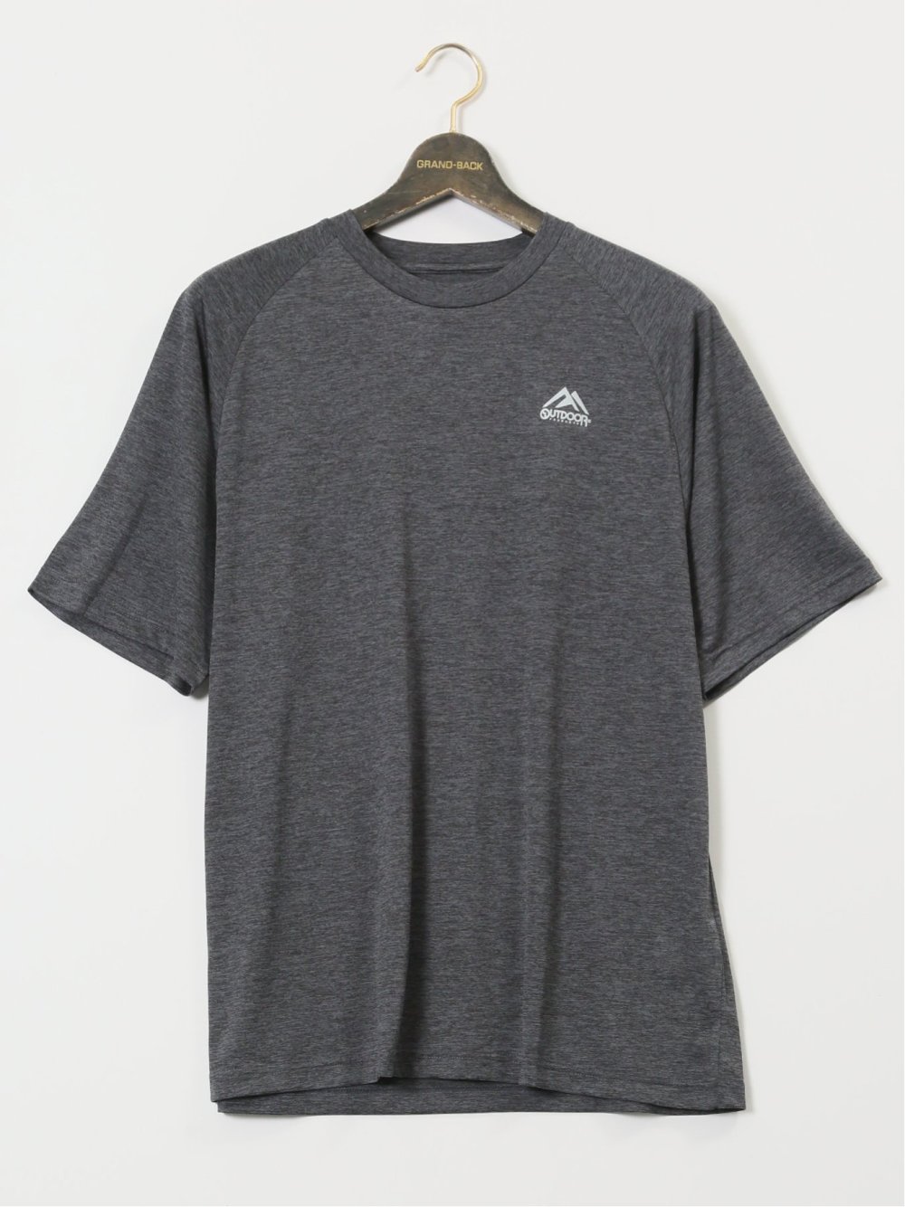 【大きいサイズ】アウトドアプロダクツ/OUTDOOR PRODUCTS ドライカチオン クルーネック半袖Tシャツ