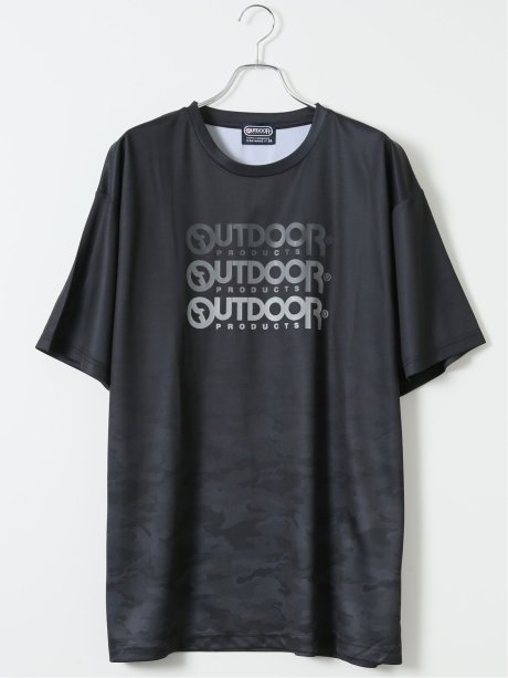 【大きいサイズ】アウトドアプロダクツ/OUTDOOR PRODUCTS ドライ メッシュ クルーネック 半袖 Tシャツ(セットアップ可能)