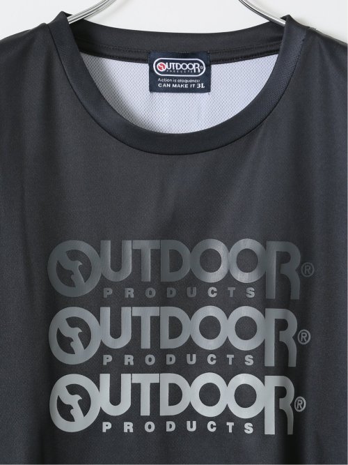 【大きいサイズ】アウトドアプロダクツ/OUTDOOR PRODUCTS ドライ メッシュ クルーネック 半袖 Tシャツ(セットアップ可能)
