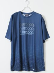 【大きいサイズ】アウトドアプロダクツ/OUTDOOR PRODUCTS ドライ メッシュ クルーネック 半袖 Tシャツ(セットアップ可能)