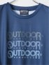 【大きいサイズ】アウトドアプロダクツ/OUTDOOR PRODUCTS ドライ メッシュ クルーネック 半袖 Tシャツ(セットアップ可能)