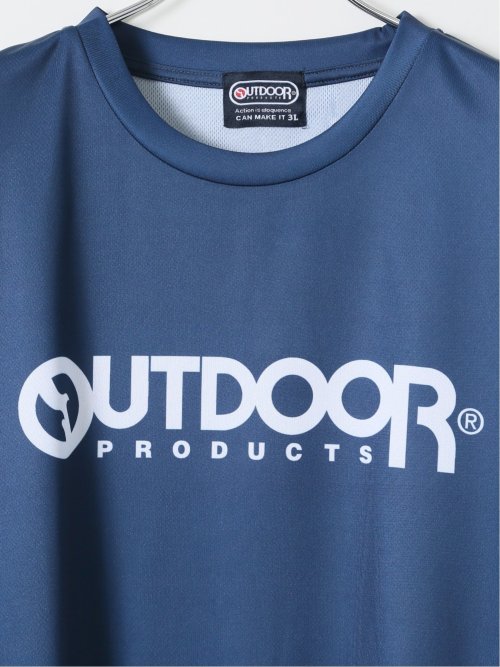 【大きいサイズ】アウトドアプロダクツ/OUTDOOR PRODUCTS ドライ メッシュ クルーネック 半袖 Tシャツ