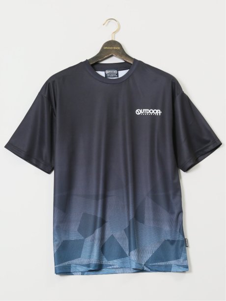 【大きいサイズ】アウトドアプロダクツ/OUTDOOR PRODUCTS ドライメッシュ クルーネック半袖Tシャツ