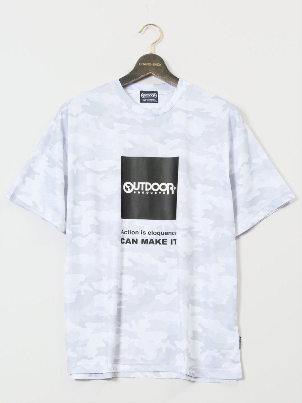【大きいサイズ】アウトドアプロダクツ/OUTDOOR PRODUCTS ドライメッシュ クルーネック半袖Tシャツ